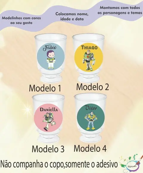 Adesivo 3,5 Cm-buzz Lightyear