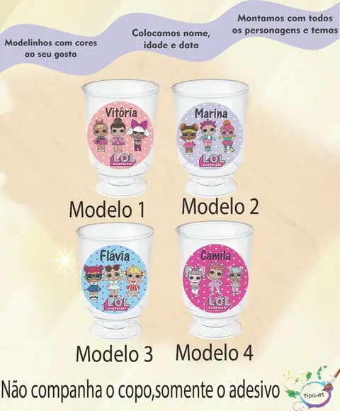 Adesivo 3,5 Cm-lol