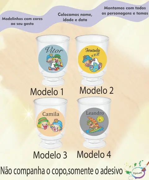Adesivo 3,5 Cm-patatí Patatá