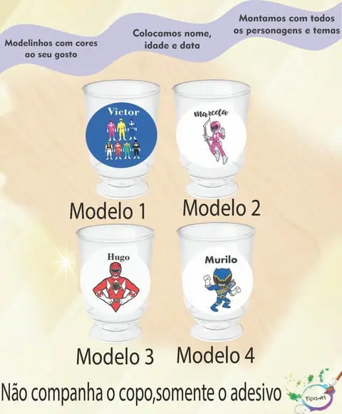 Adesivo 3,5 Cm-pawer Ranger