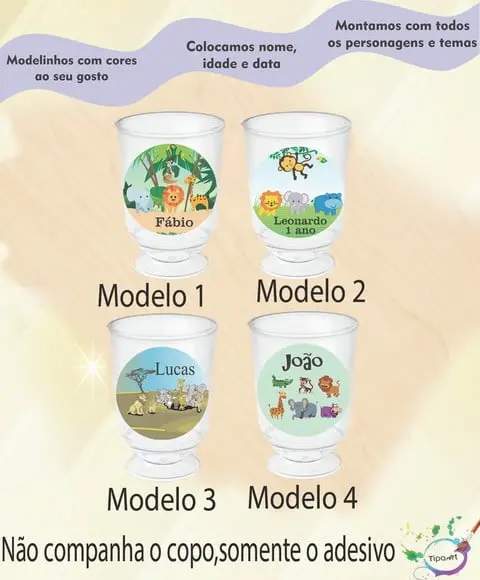 Adesivo 3,5 Cm-safári