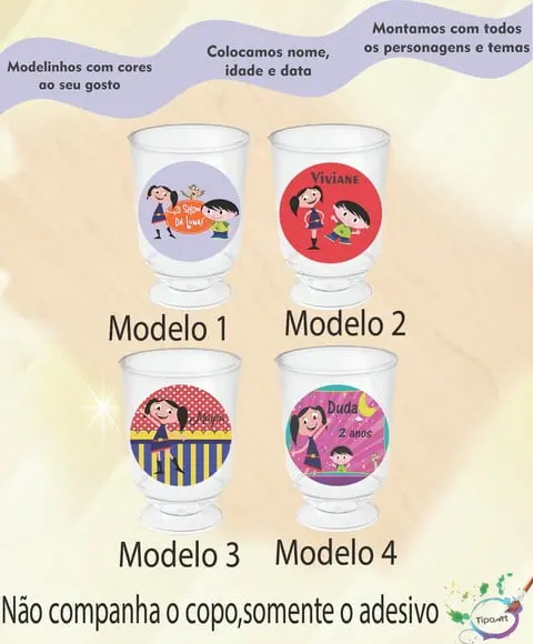Adesivo 3,5 Cm-show da Luna