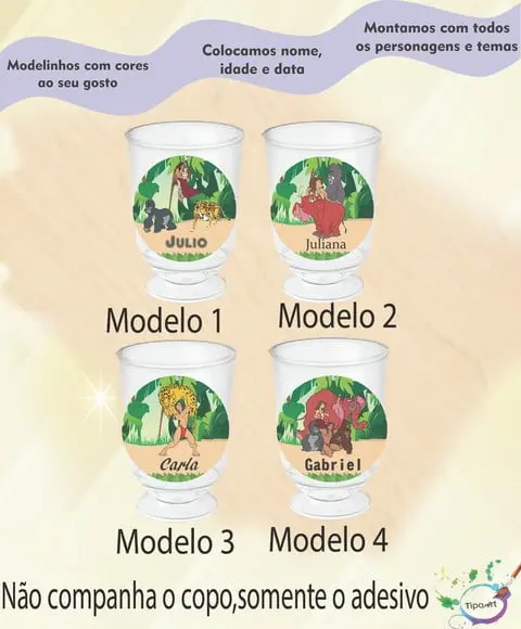 Adesivo 3,5 Cm-tarzan