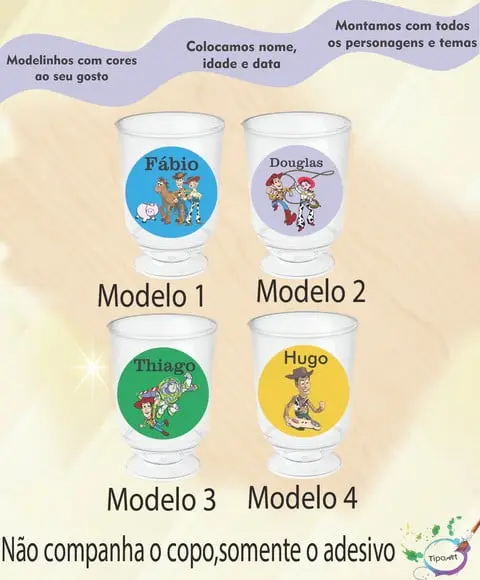 Adesivo 3,5 Cm-toy Story