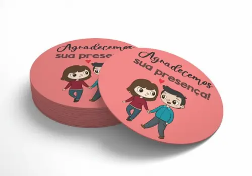 Adesivo 5 Cm- Agradecimento