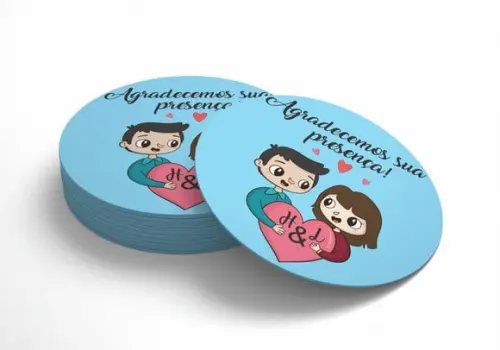 Adesivo 5 Cm- Agradecimento