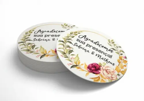 Adesivo 5 Cm- Agradecimento