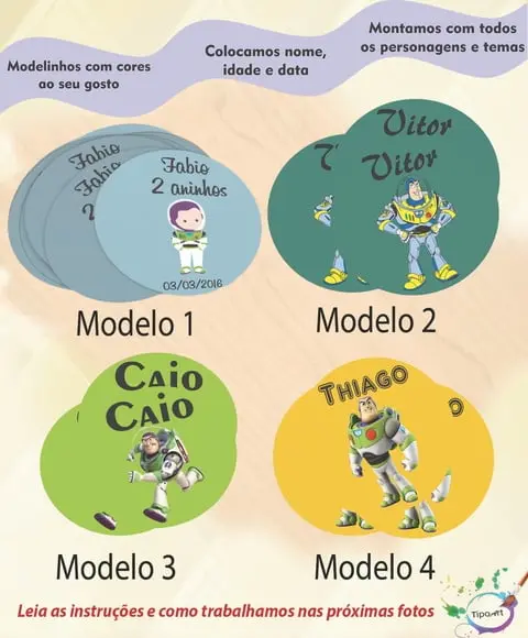Adesivo 5 Cm- Buzz Lightyear
