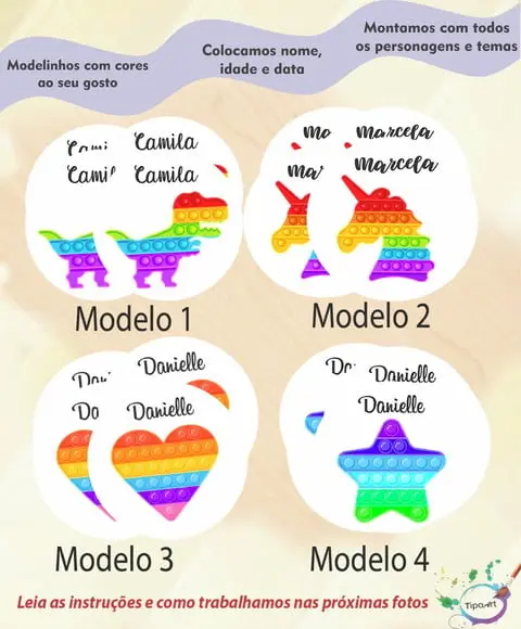 Adesivo 5 Cm- Pop Fidget