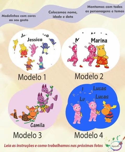 Adesivo 5 Cm-backyardigans