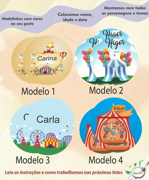 Adesivo 5 Cm-circo