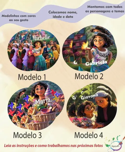 Adesivo 5 Cm-encanto