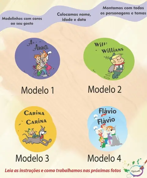 Adesivo 5 Cm-jetsons