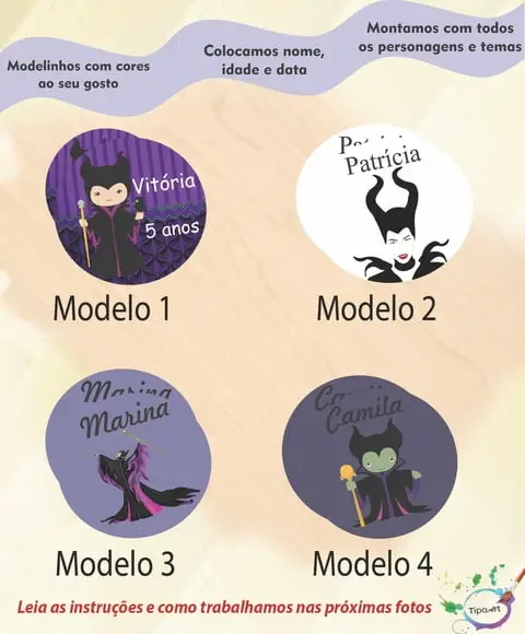 Adesivo 5 Cm-malevola