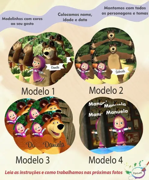 Adesivo 5 Cm-masha