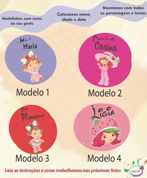 Adesivo 5 Cm-moranguinho