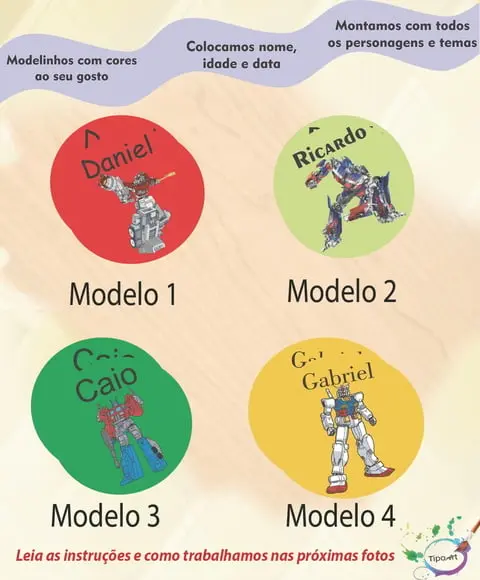 Adesivo 5 Cm-transformers