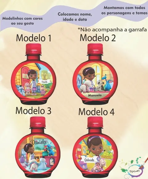 Adesivo Água Ouro Fino - Doutora Brinquedos