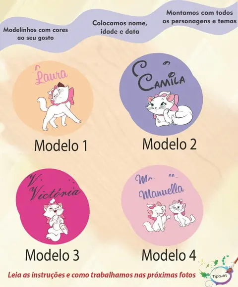Adesivo 5 cm -marie