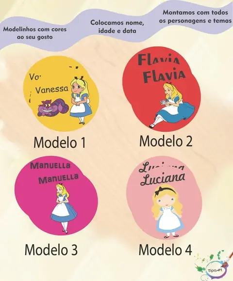 Adesivo 5 Cm-alice