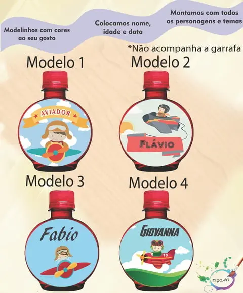 Adesivo Água Ouro Fino -aviador