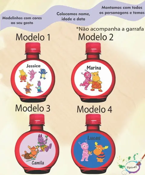 Adesivo Água Ouro Fino -backyardigans
