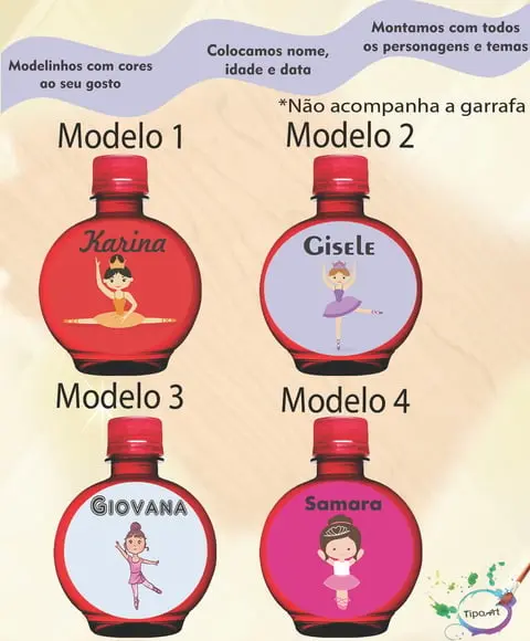 Adesivo Água Ouro Fino -bailarina