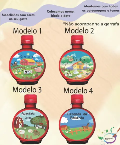 Adesivo Água Ouro Fino -fazendinha