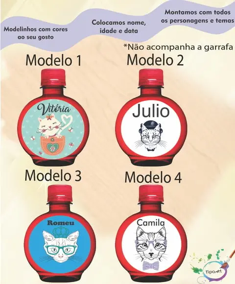 Adesivo Água Ouro Fino -gatinho