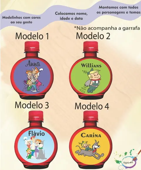 Adesivo Água Ouro Fino -jetsons