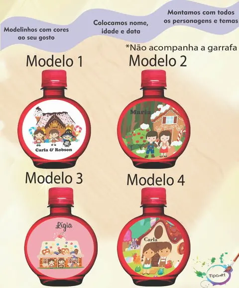 Adesivo Água Ouro Fino -joão e Maria