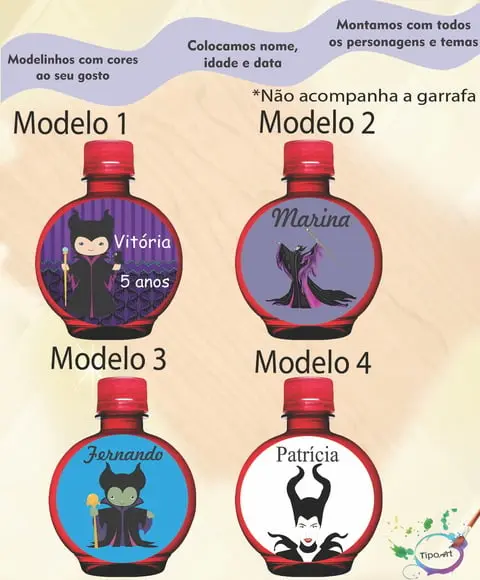Adesivo Água Ouro Fino -malevola