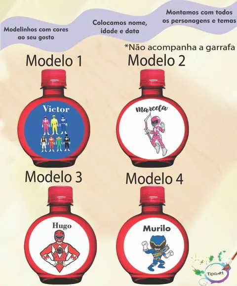 Adesivo Água Ouro Fino -pawer Ranger