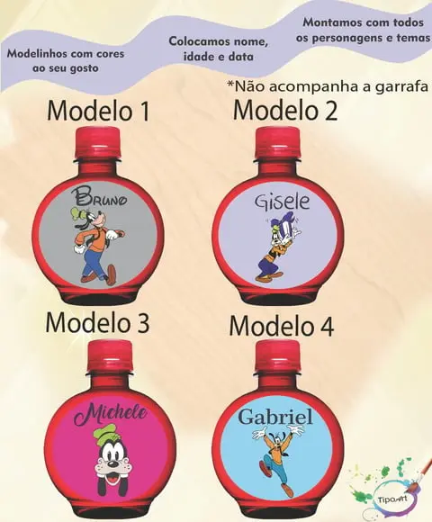 Adesivo Água Ouro Fino -pateta