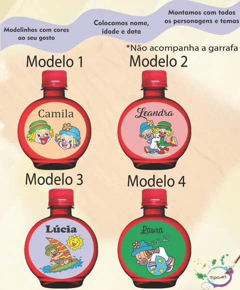 Adesivo Água Ouro Fino -patatí Patatá