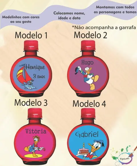 Adesivo Água Ouro Fino -pato Donald