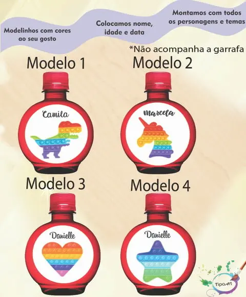 Adesivo Água Ouro Fino -pop Fidget