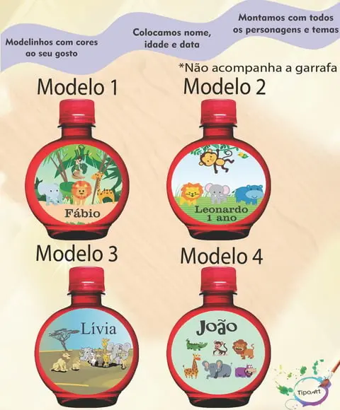 Adesivo Água Ouro Fino -safari