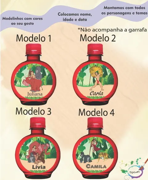 Adesivo Água Ouro Fino -tarzan