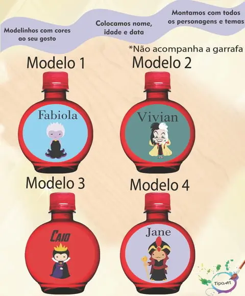 Adesivo Água Ouro Fino -vilões