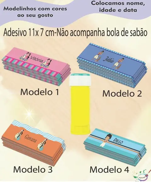 Adesivo Bolha de Sabão-aladim