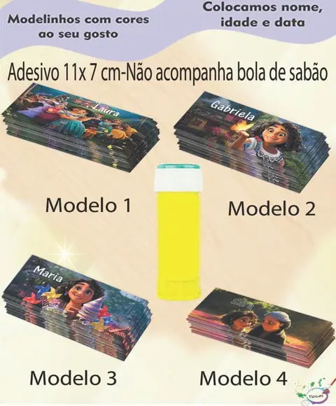 Adesivo Bolha de Sabão-encanto