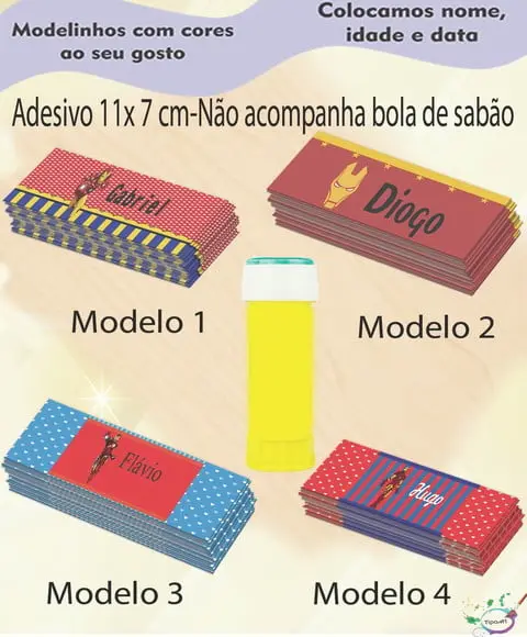 Adesivo Bolha de Sabão-homem de Ferro