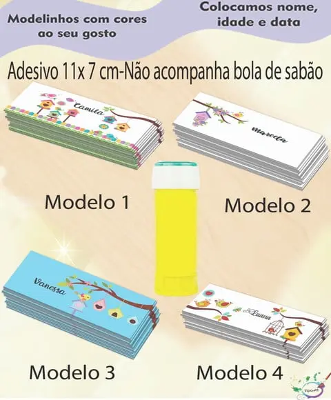Adesivo Bolha de Sabão-jardim Encantado