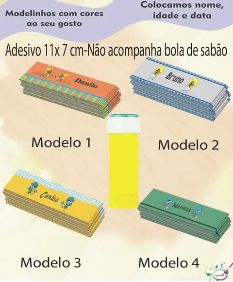 Adesivo Bolha de Sabão-ligeirinho
