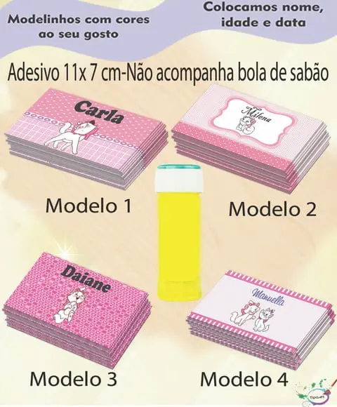 Adesivo Bolha de Sabão-marie