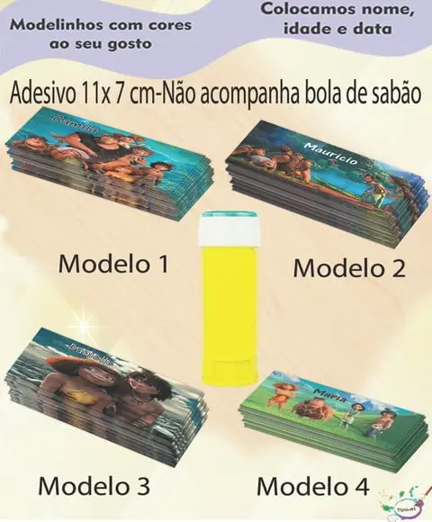 Adesivo Bolha de Sabão-os Croods