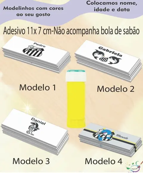 Adesivo Bolha de Sabão-peixe