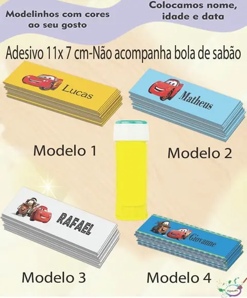 Adesivo Bolha de Sabão-relampago