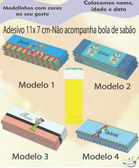 Adesivo Bolha de Sabão-sete Anões